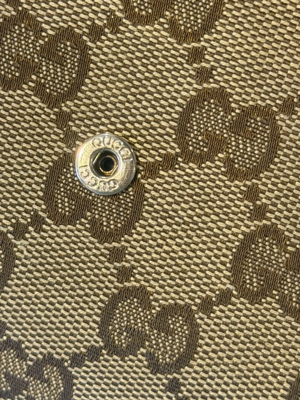 Gucci Beige and Brown Monogram Continental Wallet with Gold Hardware - Picture 11 of 16